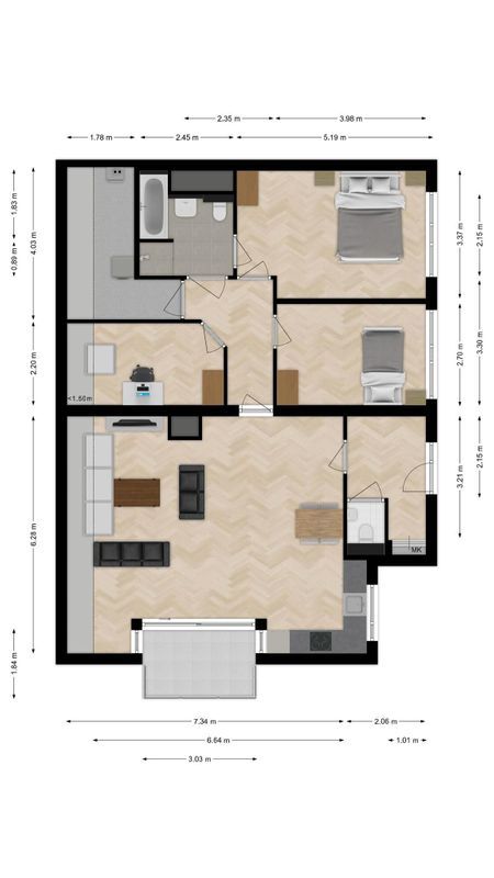 Langestraat 8 - 03 Floorplan Blur 0