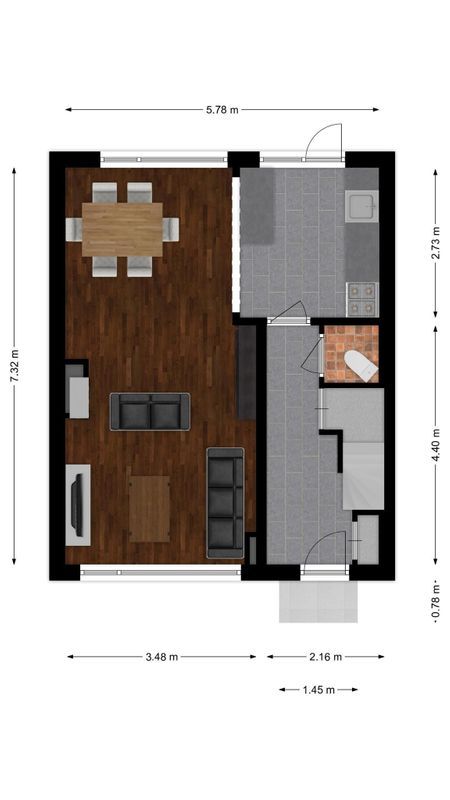 Kruisherenstraat 38 Floorplan Blur 0