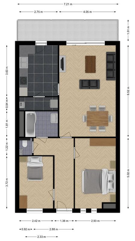 Jan van der Heijdenstraat 58 Floorplan Blur 0