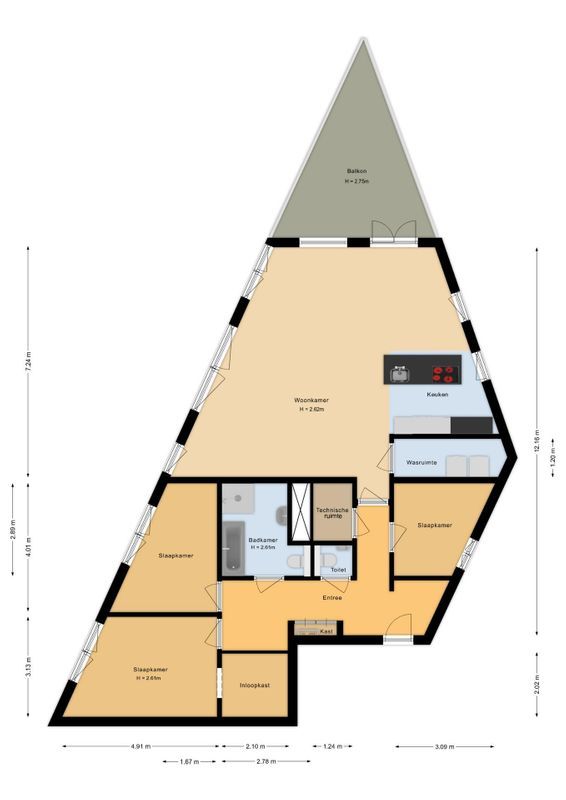 Terheijdenstraat 130 Floorplan Blur 0