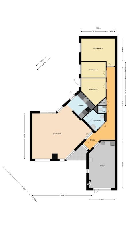 Harrie van Vlerkenstraat 13 Floorplan Blur 1