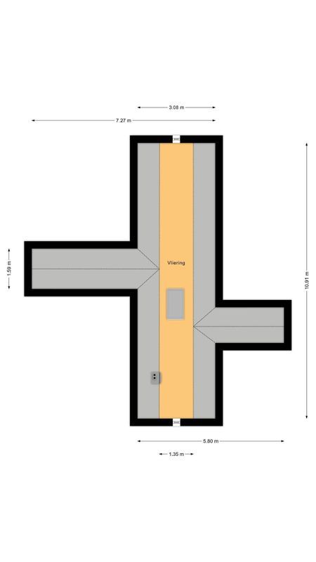 Kleine Vuurvlinder 45 Floorplan Blur 2