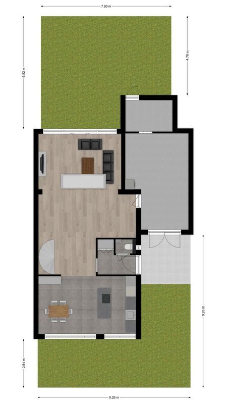 Leo XIII-straat 5 Floorplan Blur 3
