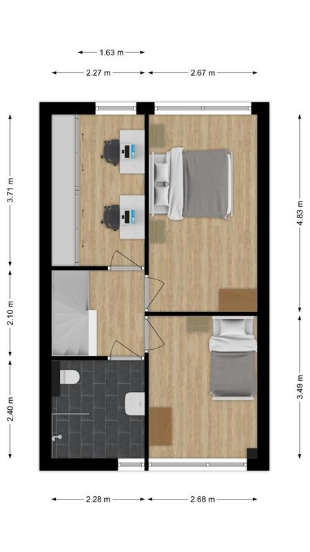 Schipluidenlaan 24 Floorplan Blur 1