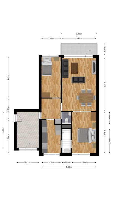 Predikherenlaan 61 Floorplan Blur 0