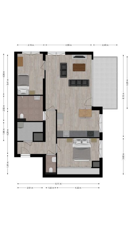 Sint Pieterspark 52 Floorplan Blur 0