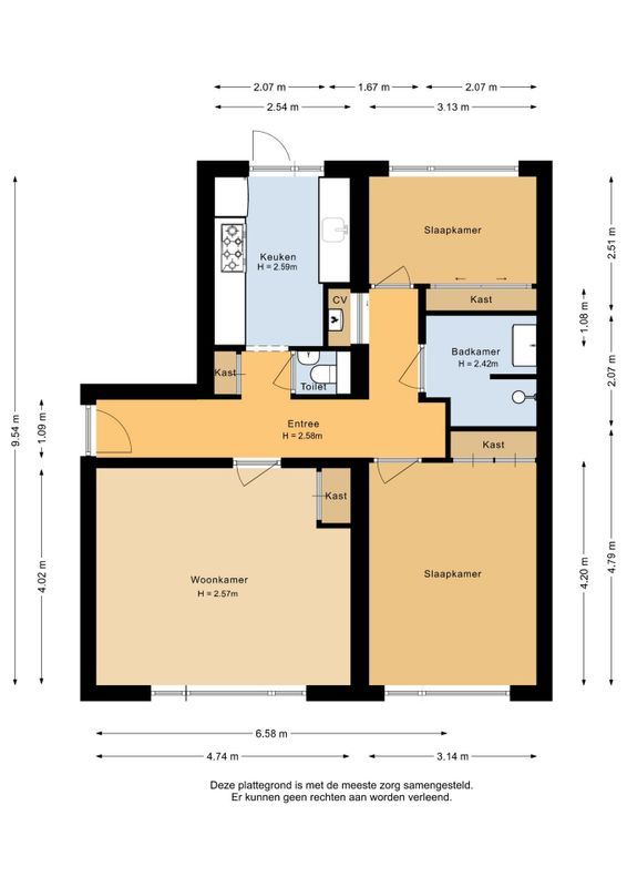 Columbusstraat 19 Floorplan Blur 0