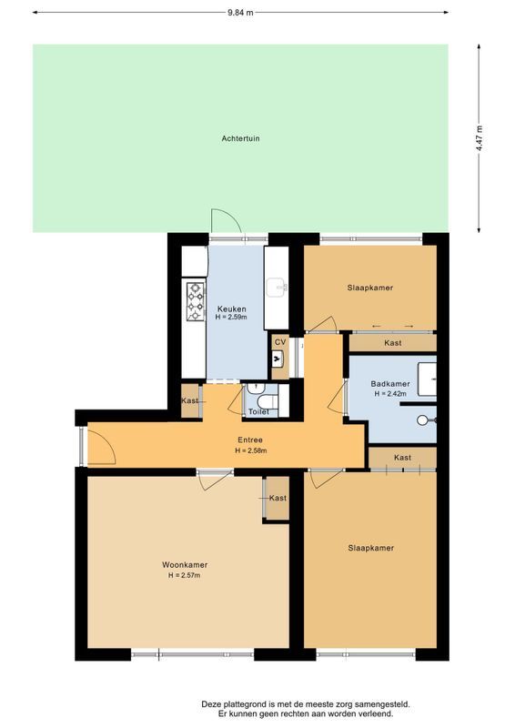 Columbusstraat 19 Floorplan Blur 6