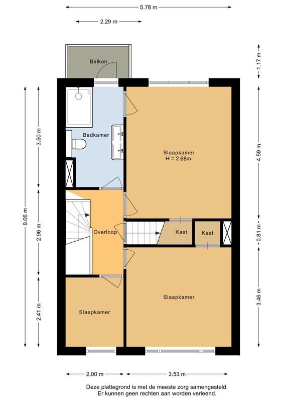 Irenestraat 6 Floorplan Blur 5