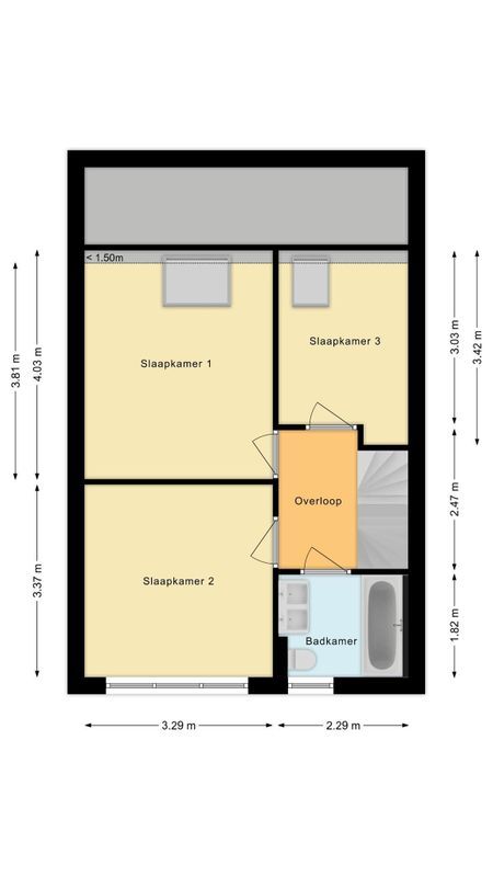 Zomerland 106 Floorplan Blur 1