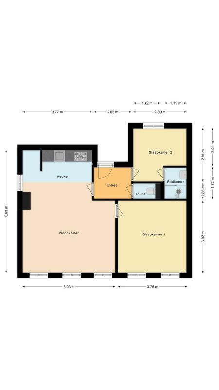 Hoofdstraat 7 - C Floorplan Blur 0