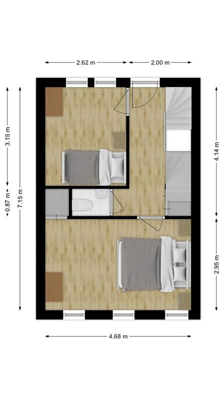 Groeseindstraat 47 - c Floorplan Blur 1