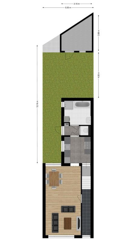 Groeseindstraat 47 - c Floorplan Blur 2