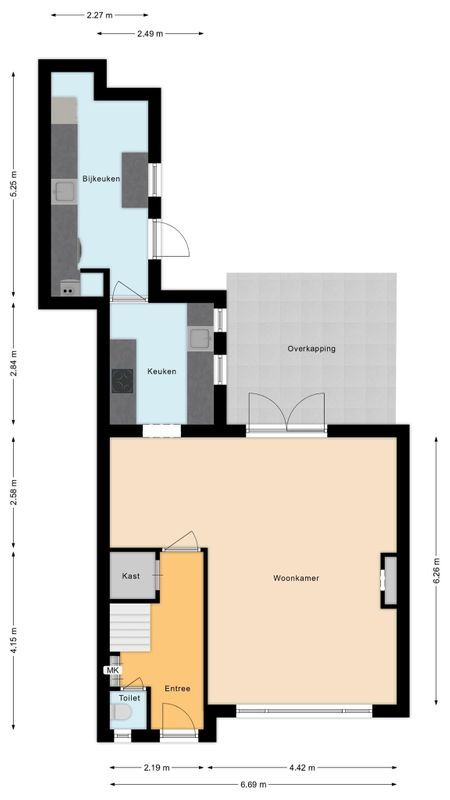 Kalanderstraat 19 Floorplan Blur 0