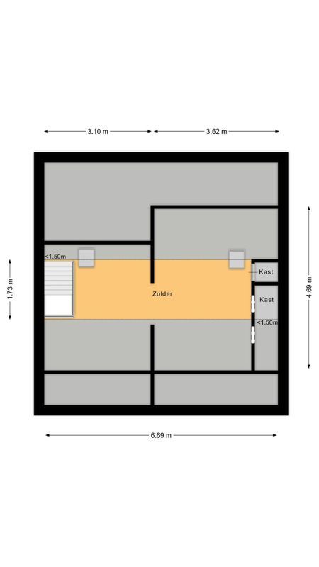 Kalanderstraat 19 Floorplan Blur 2