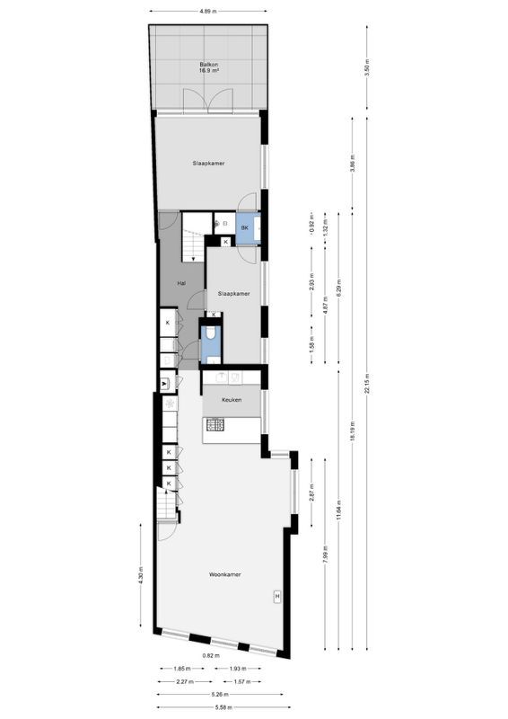 Ginnekenweg 290 - A Floorplan Blur 1