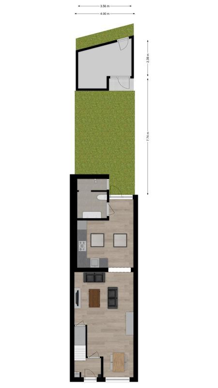 Outshoornstraat 101 Floorplan Blur 2