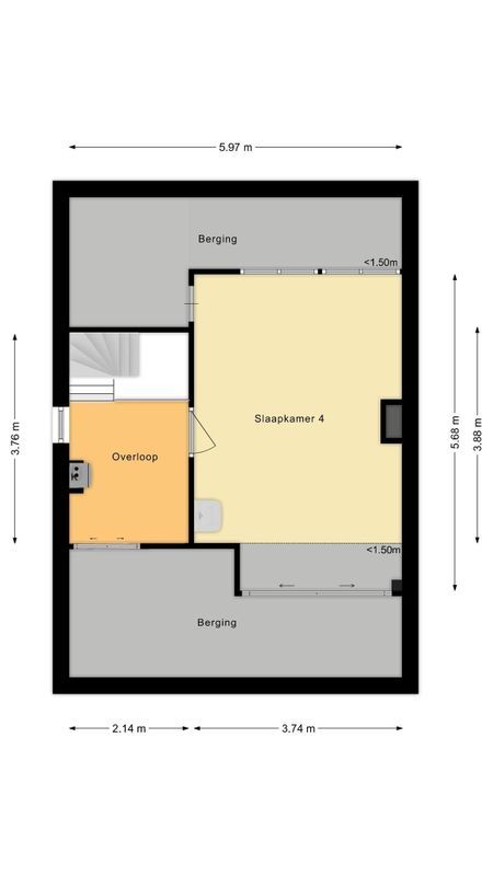Statenlaan 69 Floorplan Blur 3