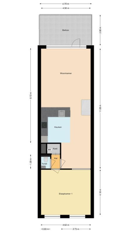 Adelaartlaan 16 Floorplan Blur 1