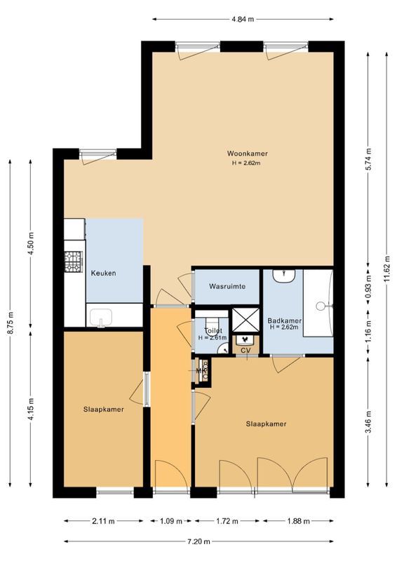 Markendaalseweg 22 - B2 Floorplan Blur 0