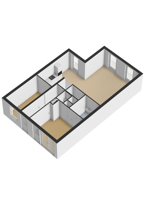 Markendaalseweg 22 - B2 Floorplan Blur 1