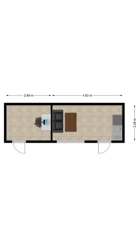 Cederstraat 14 Floorplan Blur 3