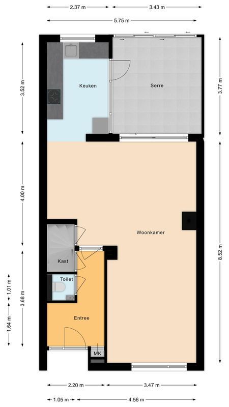 Paladijnstraat 23 Floorplan Blur 0