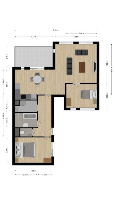 Boomstraat 138 - a Floorplan Blur 0