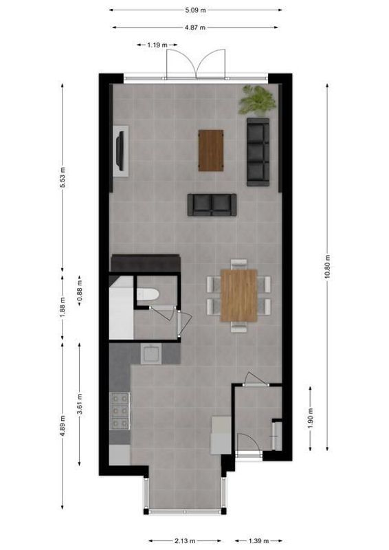 Tourmaletstraat 71 Floorplan Blur 0