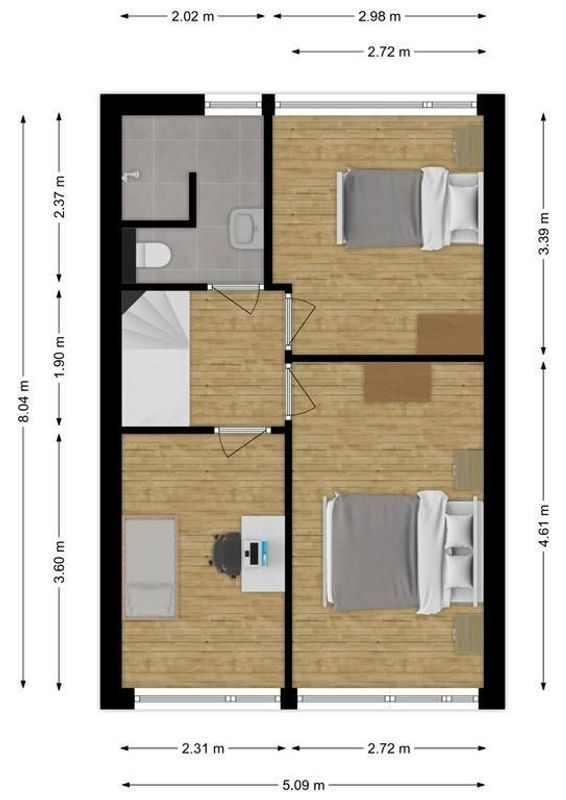 Tourmaletstraat 71 Floorplan Blur 1