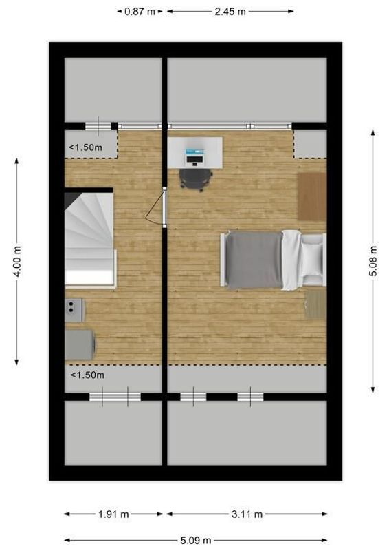 Tourmaletstraat 71 Floorplan Blur 2