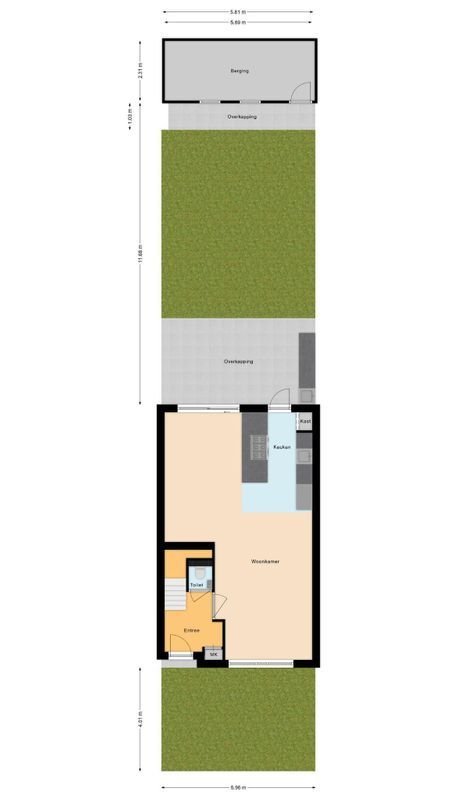 Laan van Tolkien 66 Floorplan Blur 2