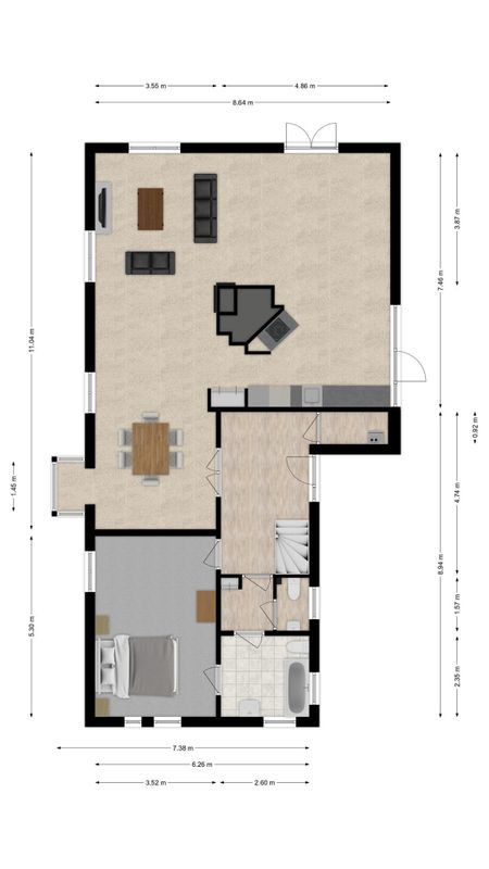 Middelstraat 48 Floorplan Blur 0