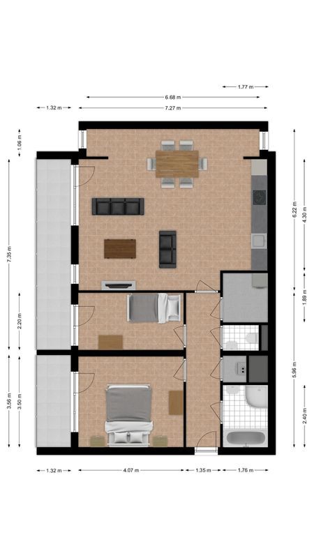 Professor de Moorplein 453 Floorplan Blur 0