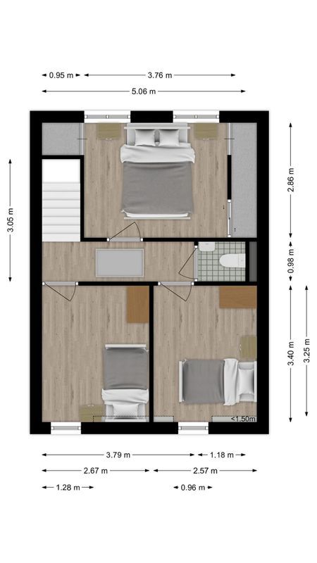 Nijverstraat 106 Floorplan Blur 1