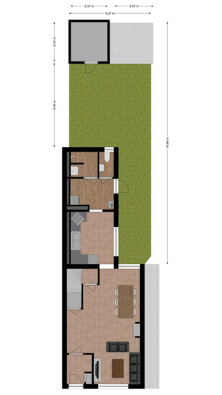 Nijverstraat 106 Floorplan Blur 2
