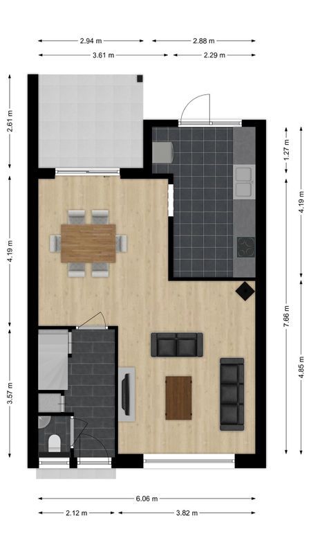 Spoorbaan 70 Floorplan Blur 0