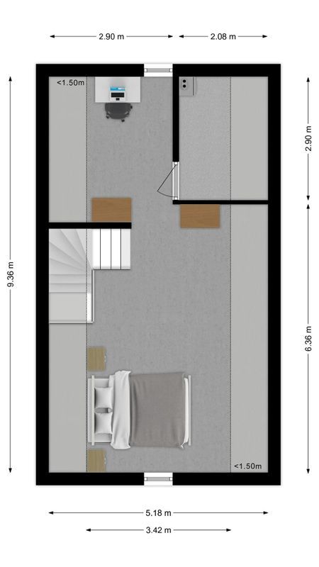 Morrisonstraat 4 Floorplan Blur 3