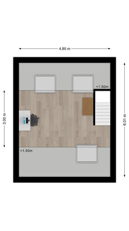 Dr. Cuijpershof 48 Floorplan Blur 3