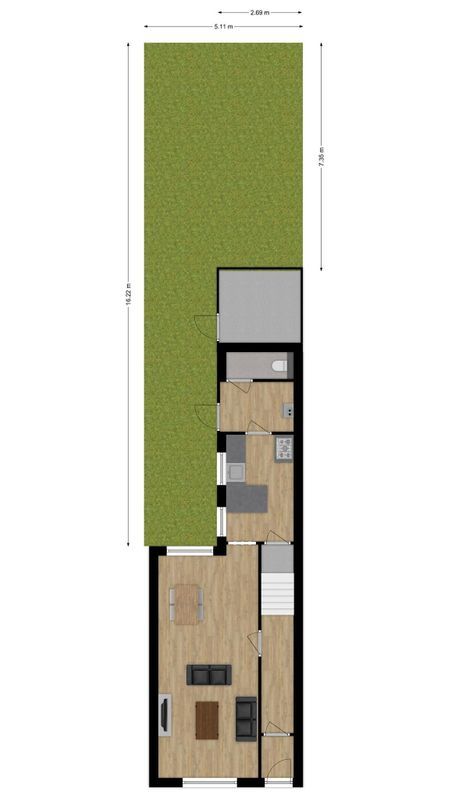 Dr. Cuijpershof 48 Floorplan Blur 2