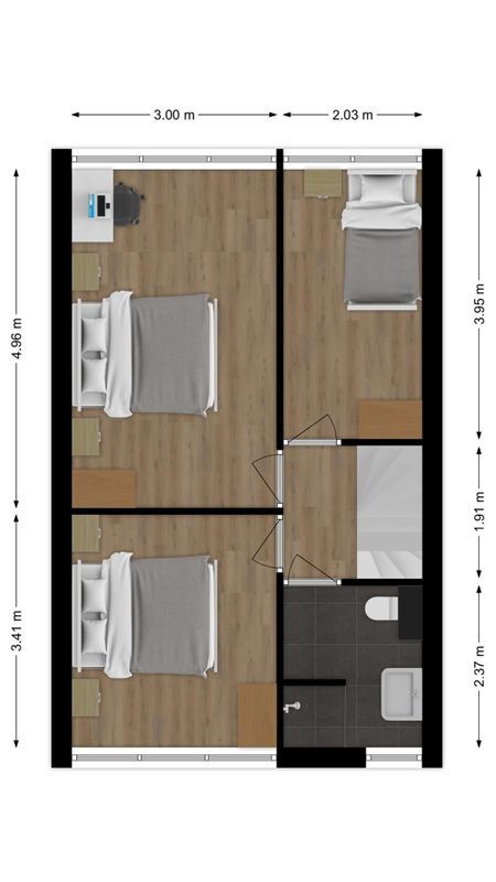 Manderveenstraat 43 Floorplan Blur 2