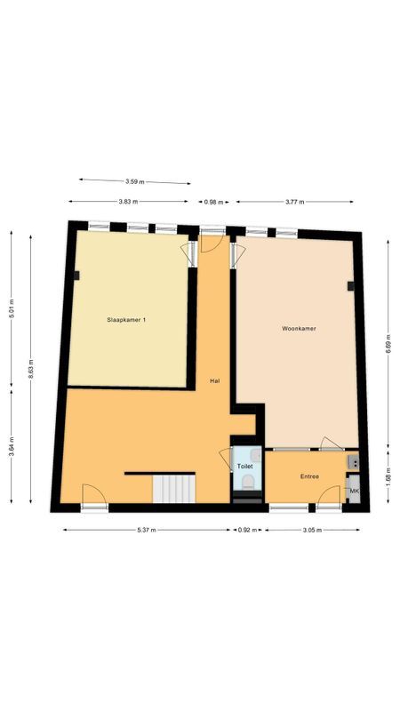 Laagstraat 281 - C Floorplan Blur 0