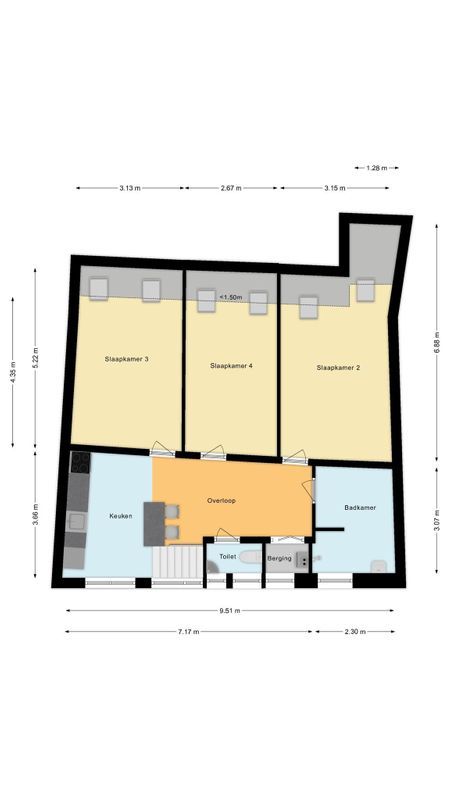 Laagstraat 281 - C Floorplan Blur 1