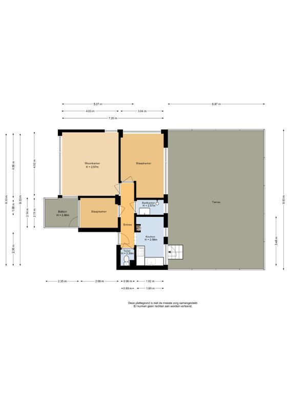 Mgr. Nolensplein 20 - B1 Floorplan Blur 0