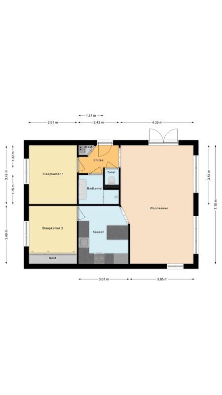 Raakeindse Kerkweg 71 - b10 Floorplan Blur 2