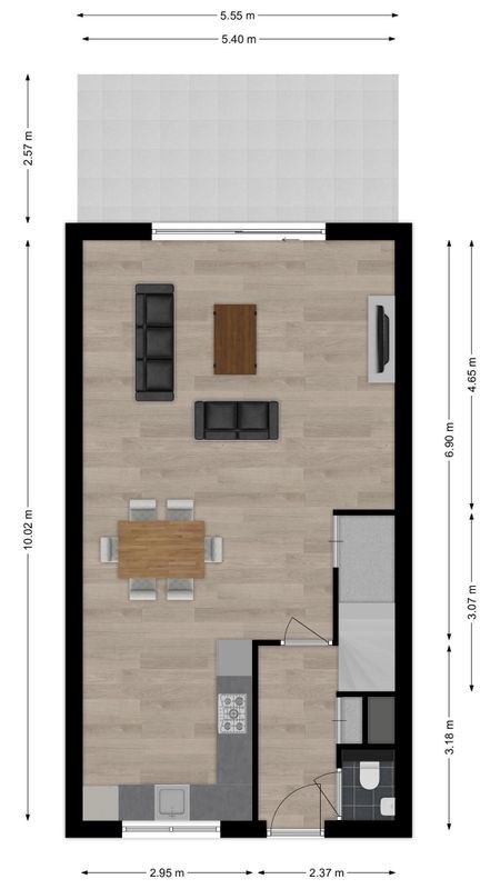 Beethovenlaan 192 - a Floorplan Blur 0
