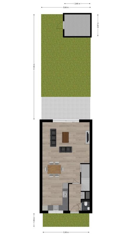 Beethovenlaan 192 - a Floorplan Blur 2