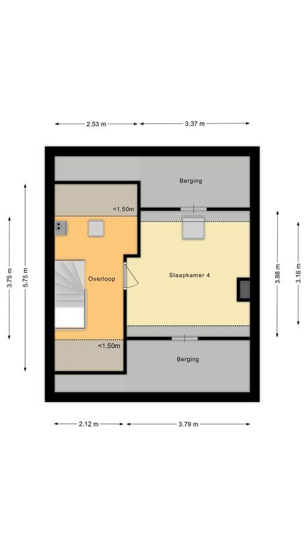 Hoge Dries 1 Floorplan Blur 3