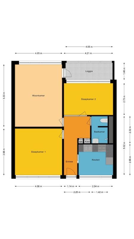 Dunantstraat 24 - C Floorplan Blur 0