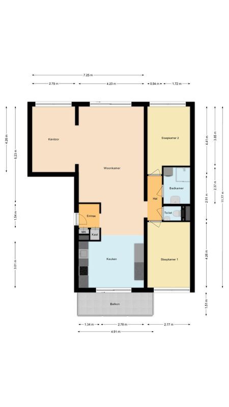 Walenburgstraat 96 Floorplan Blur 0